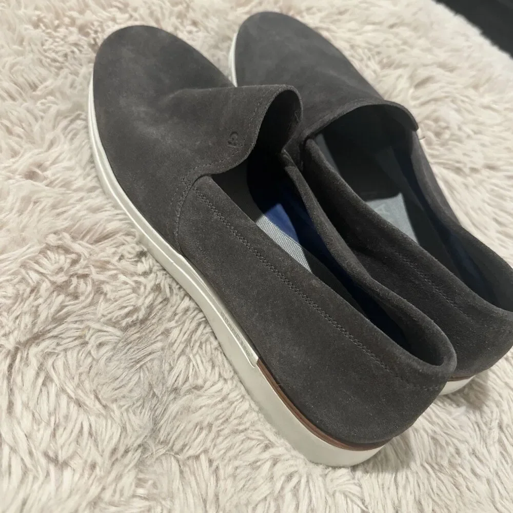 Cole Haan Grand 360 Men’s Grand Ambition Slip On Shoes.  Gray Suede.  10.5 $130